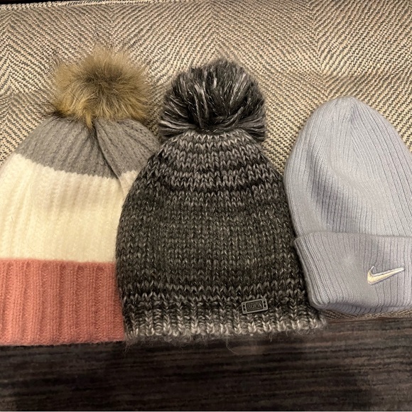 nike and bula Accessories - Bundle of 3 Soft Women’s Winter Hats. Great for exercising, or a casual stroll.